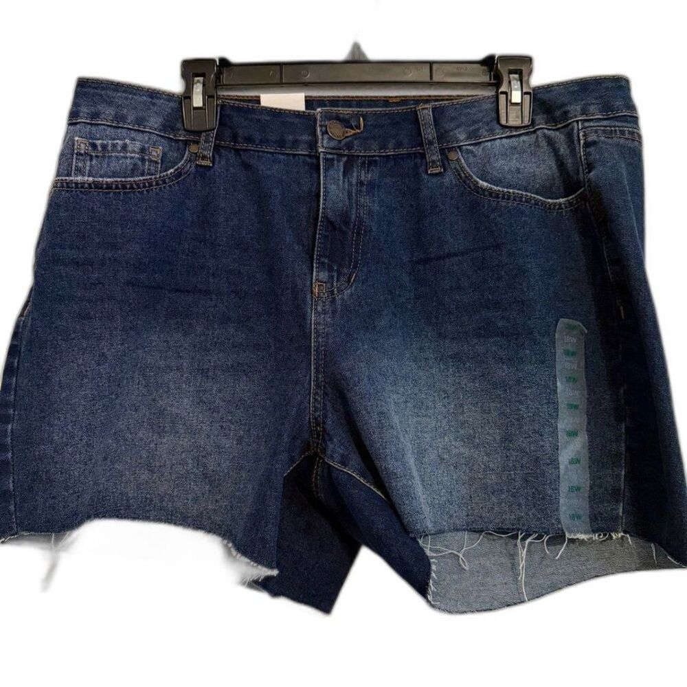 DIP Women's Blue and Navy Shorts 18W